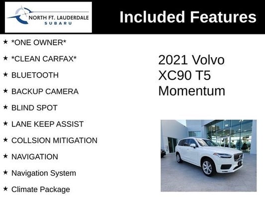 2021 Volvo XC90 T5 Momentum AWD in Cornelius, NC - Lake Norman Hyundai